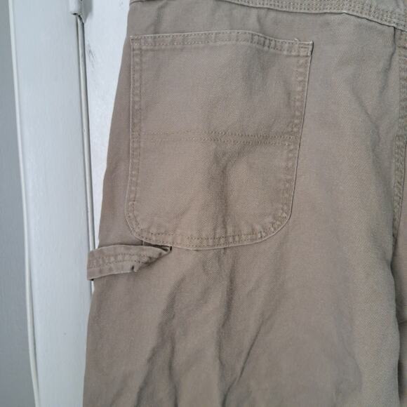 Rustler Men's Work Pants Light Tan Size 38x32 - Picture 3 of 8